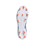 adidas Predator Edge 3 Laceless FG Men's Soccer Cleats - White/Yellow/Blue