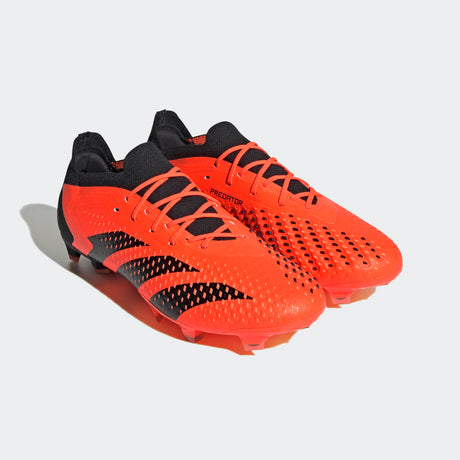 adidas Predator Accuracy.1 Low FG Firm Ground Soccer Cleats - Solar Orange/Black