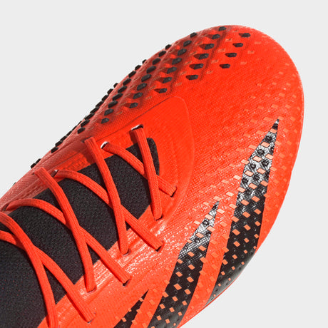 adidas Predator Accuracy.1 Low FG Firm Ground Soccer Cleats - Solar Orange/Black