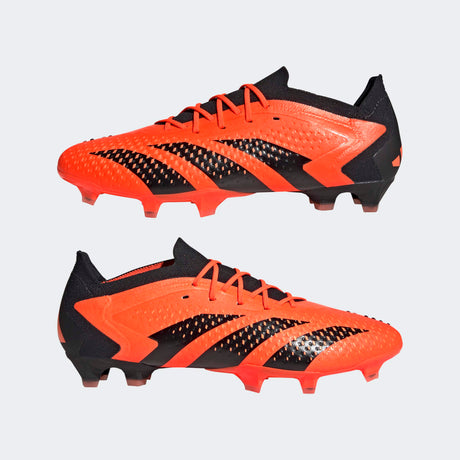 adidas Predator Accuracy.1 Low FG Firm Ground Soccer Cleats - Solar Orange/Black