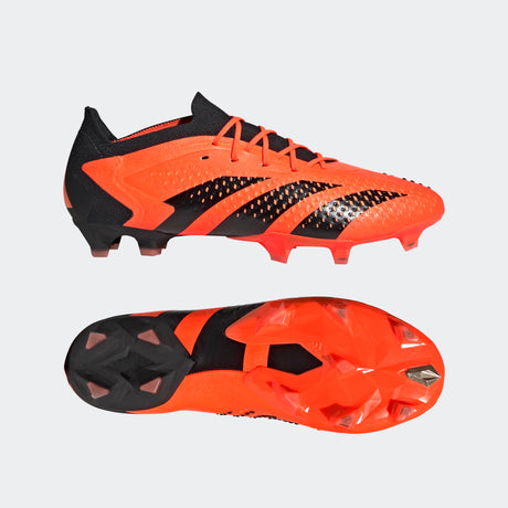 adidas Predator Accuracy.1 Low FG Firm Ground Soccer Cleats - Solar Orange/Black