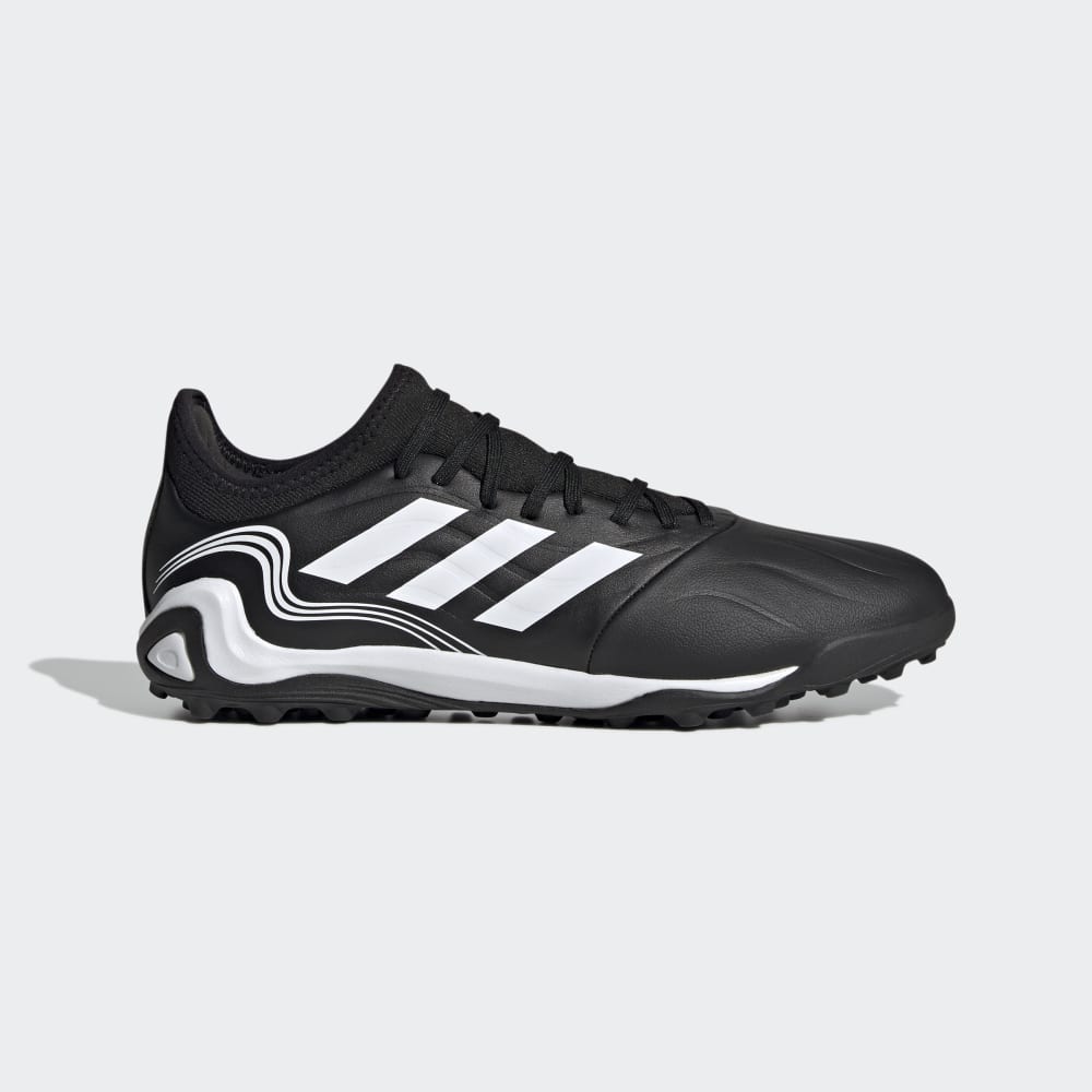 Botas de fútbol adidas Copa Sense 3 TF Turf Negro/Blanco