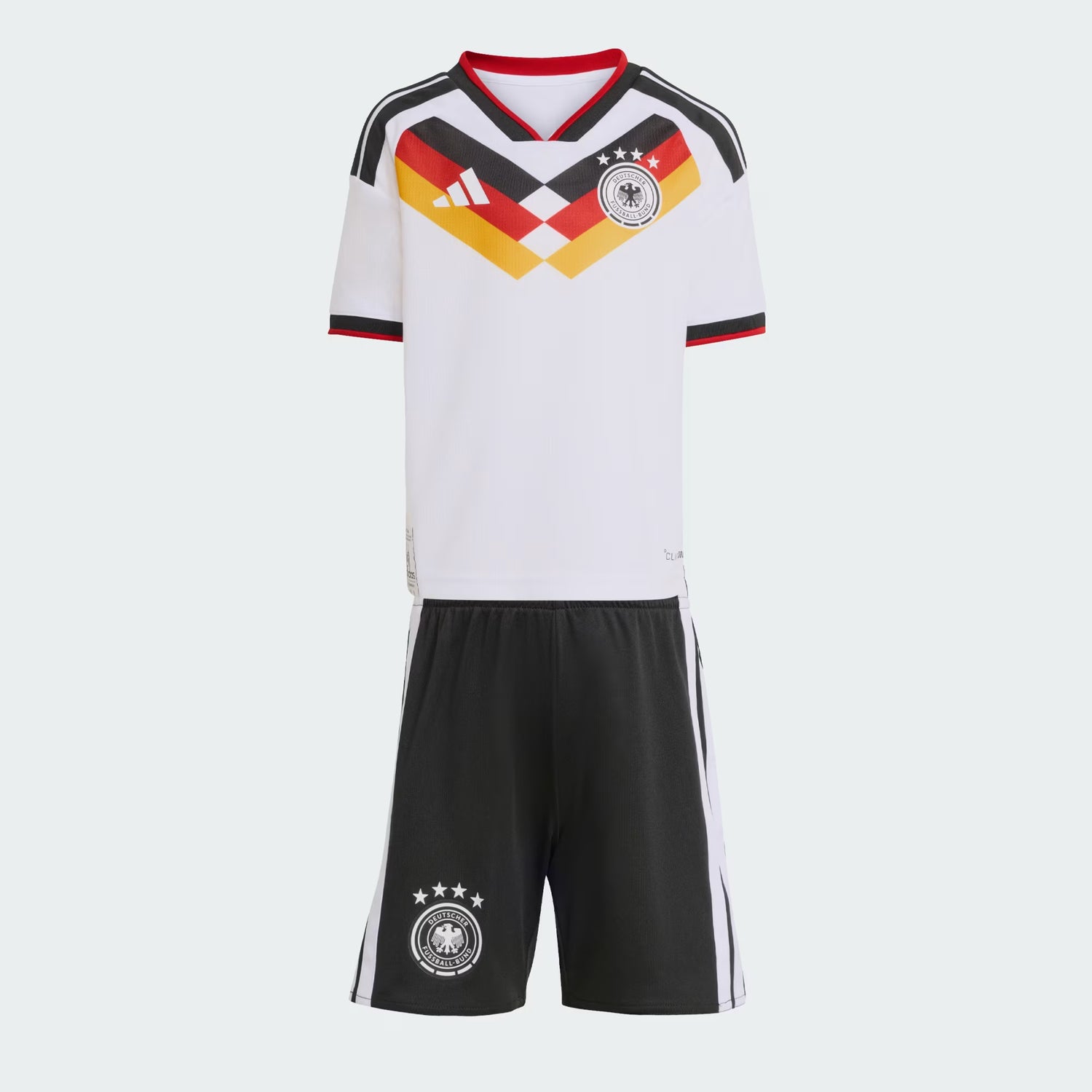 adidas Germany Home Youth Soccer Mini Kit 26 - White