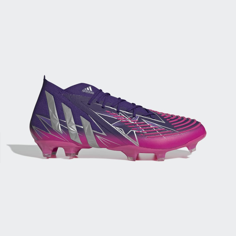 adidas Predator Edge.1 FG Firm Ground Boots College Purple/Silver Metallic/Shock Pink