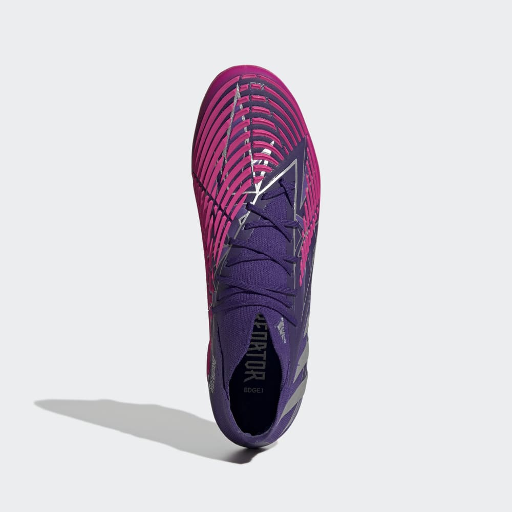 adidas Predator Edge.1 FG Firm Ground Boots College Purple/Silver Metallic/Shock Pink