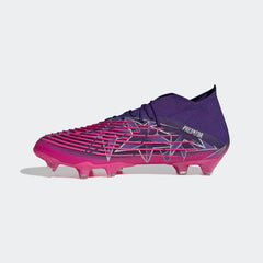 adidas Predator Edge.1 FG Firm Ground Boots College Purple/Silver Metallic/Shock Pink