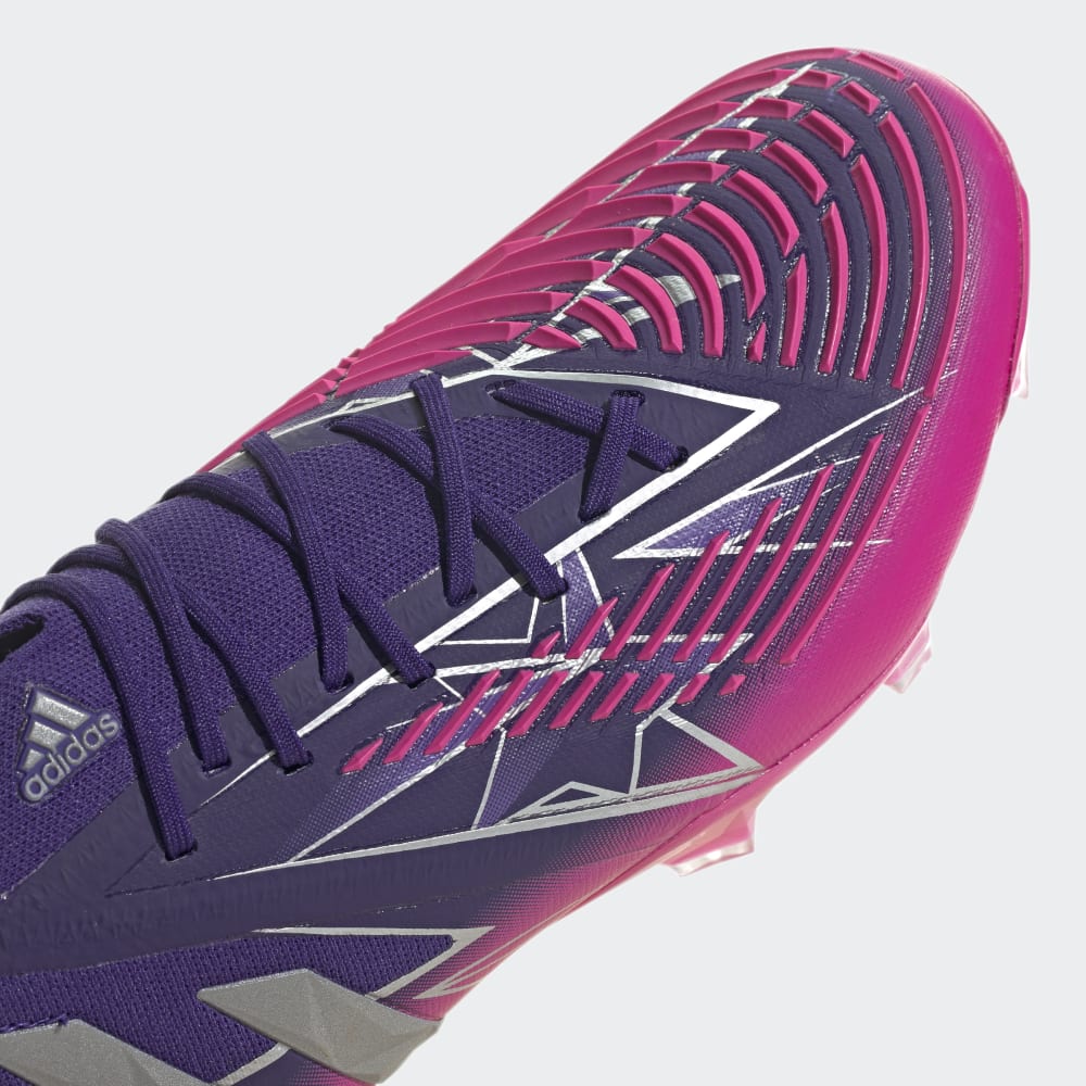 adidas Predator Edge.1 FG Firm Ground Boots College Purple/Silver Metallic/Shock Pink