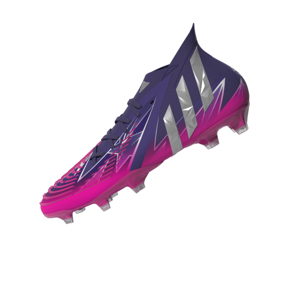 adidas Predator Edge.1 FG Firm Ground Boots College Purple/Silver Metallic/Shock Pink