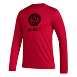 adidas M LS Pre Game Rojo