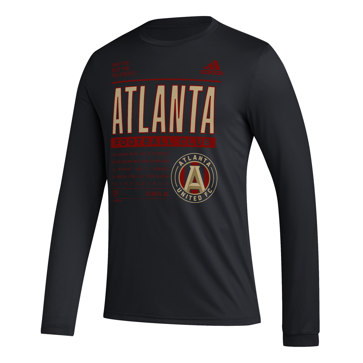 adidas MLS Pre Game Tee Black
