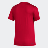 adidas Atlanta United Pre Game Women's Tee - Victory Red