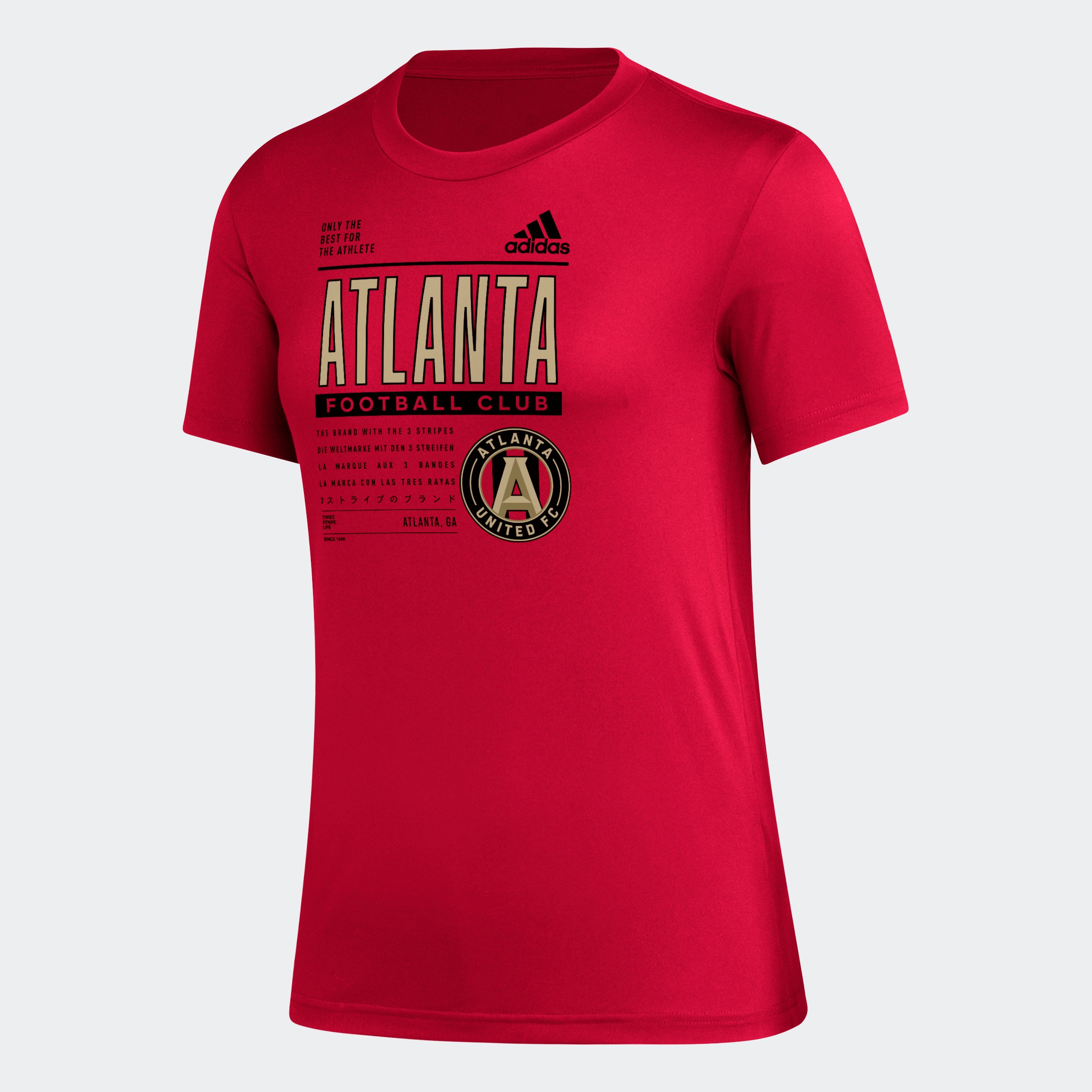 adidas Women's Atlanta United Pre-Game Tee