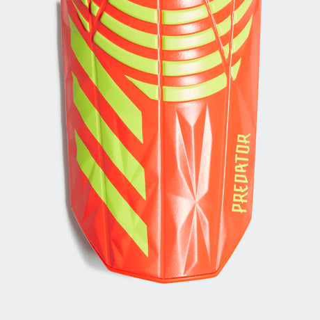 Predator Edge League Shin Guards - Solar Red/Solar Green