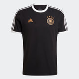 Camiseta de fútbol para hombre adidas Alemania ADN 3 Tiras - Negro/Blanco