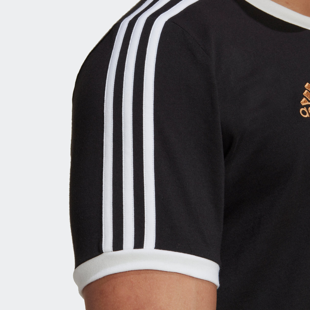 Camiseta de fútbol para hombre adidas Alemania ADN 3 Tiras - Negro/Blanco