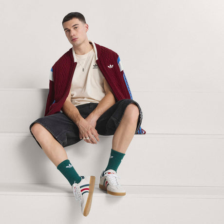 adidas Mexico Handball Spezial Shoes - White/Scarlet