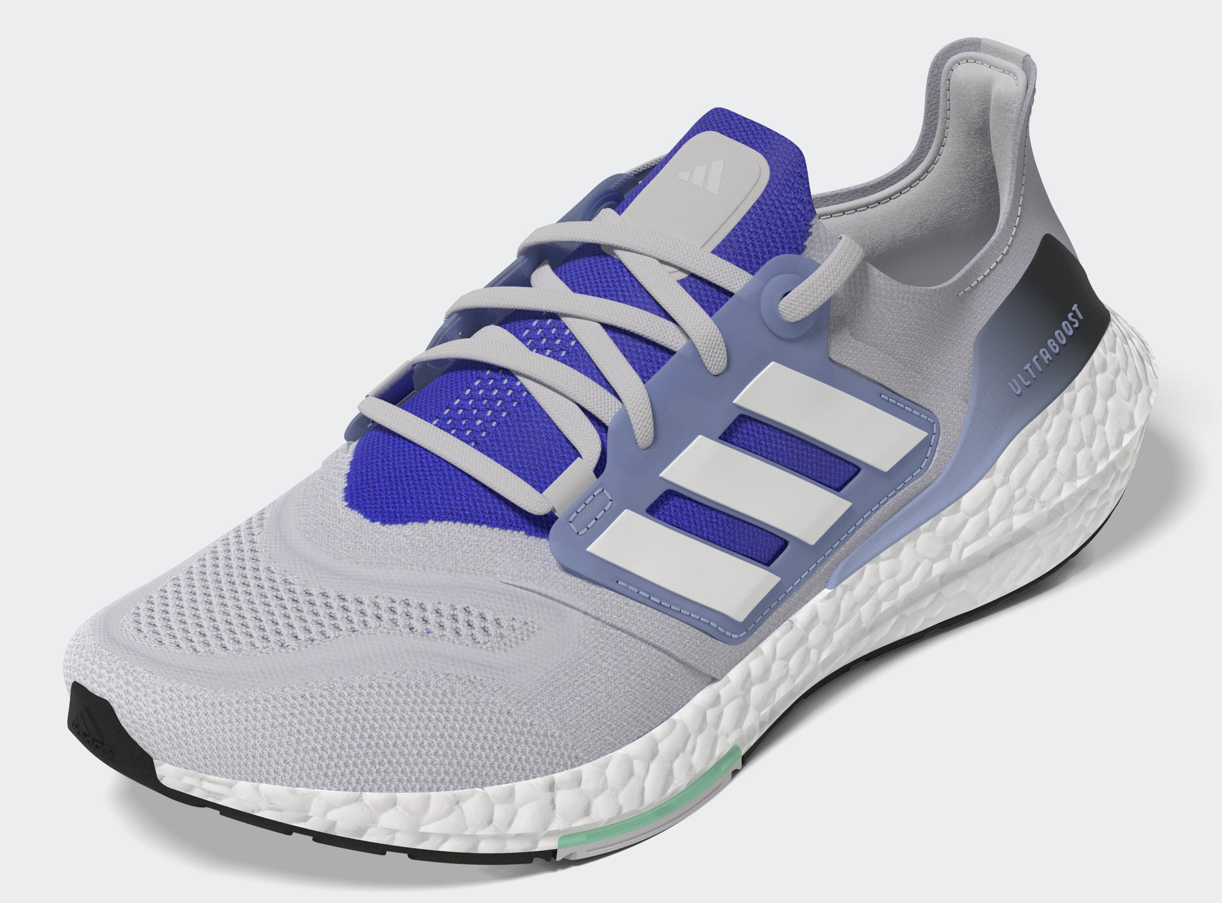 adidas Ultraboost 22 Grey/White/Lucid Blue
