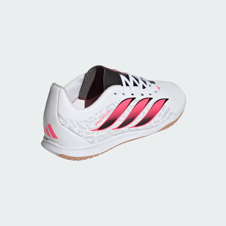 adidas Predator Club Sala Indoor Youth Soccer Shoes - White/Black