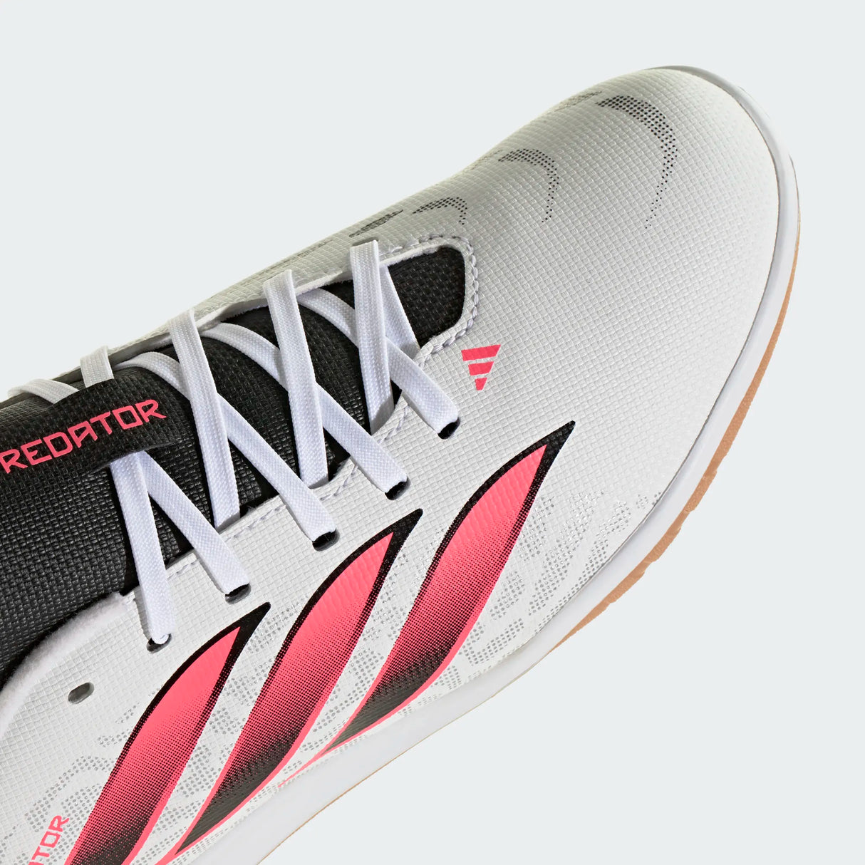 adidas Predator Club Sala Indoor Youth Soccer Shoes - White/Black