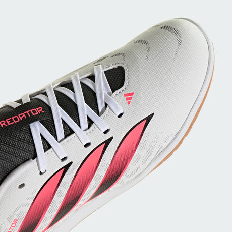adidas Predator Club Sala Indoor Youth Soccer Shoes - White/Black