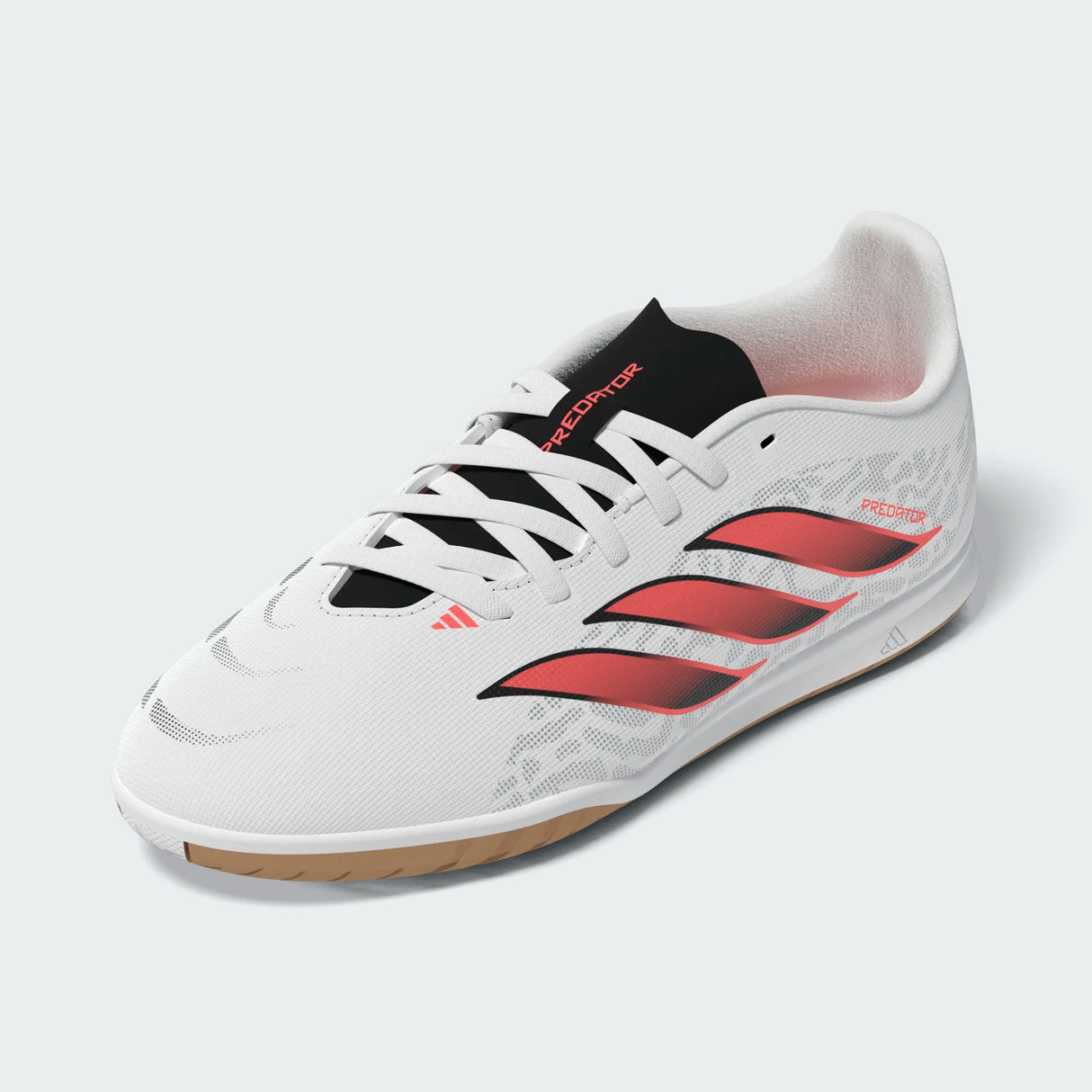 adidas Predator Club Sala Indoor Youth Soccer Shoes - White/Black
