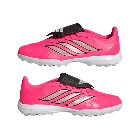 adidas Predator League Fold-Over Tongue Turf Youth Soccer Cleats -Turquesa