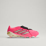 Tacos de Fútbol para Terreno Firme con Lengüeta Plegable para Hombre adidas Predator Pro - Turquesa