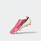 adidas F50 Hyperfast League Firm Ground Youth Soccer Cleats - Turquesa/Black/Gold