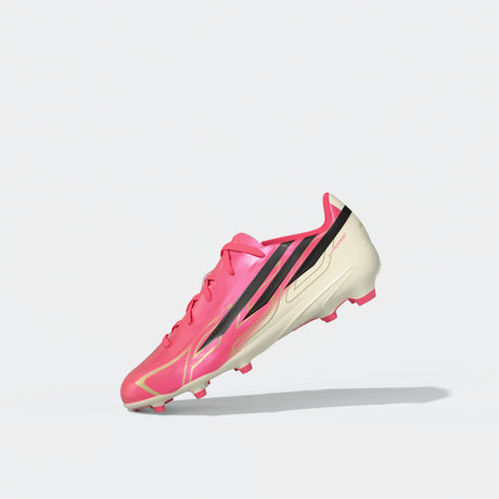 adidas F50 Hyperfast League Firm Ground Youth Soccer Cleats - Turquesa/Black/Gold