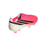 adidas F50 Hyperfast League Firm Ground Youth Soccer Cleats - Turquesa/Black/Gold