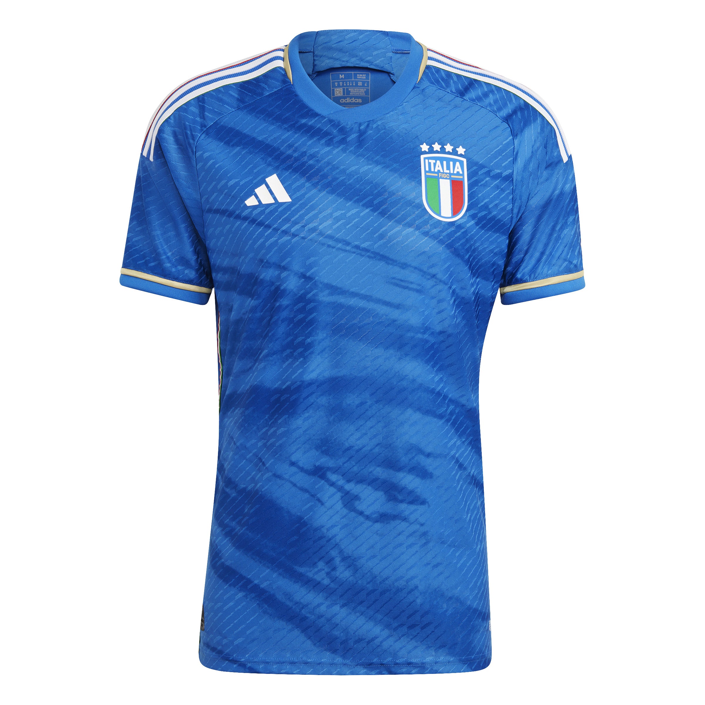 Blue adidas soccer jersey on sale