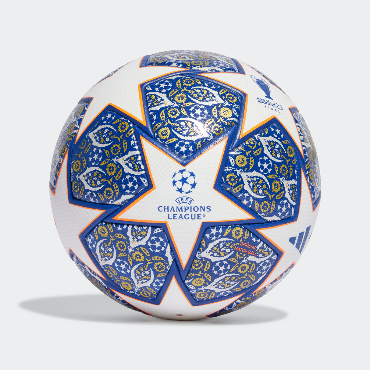 adidas UEFA Champions League Pro Istanbul Soccer Ball - White/Blue