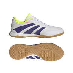 Botas de fútbol sala adidas Predator League en color blanco y morado
