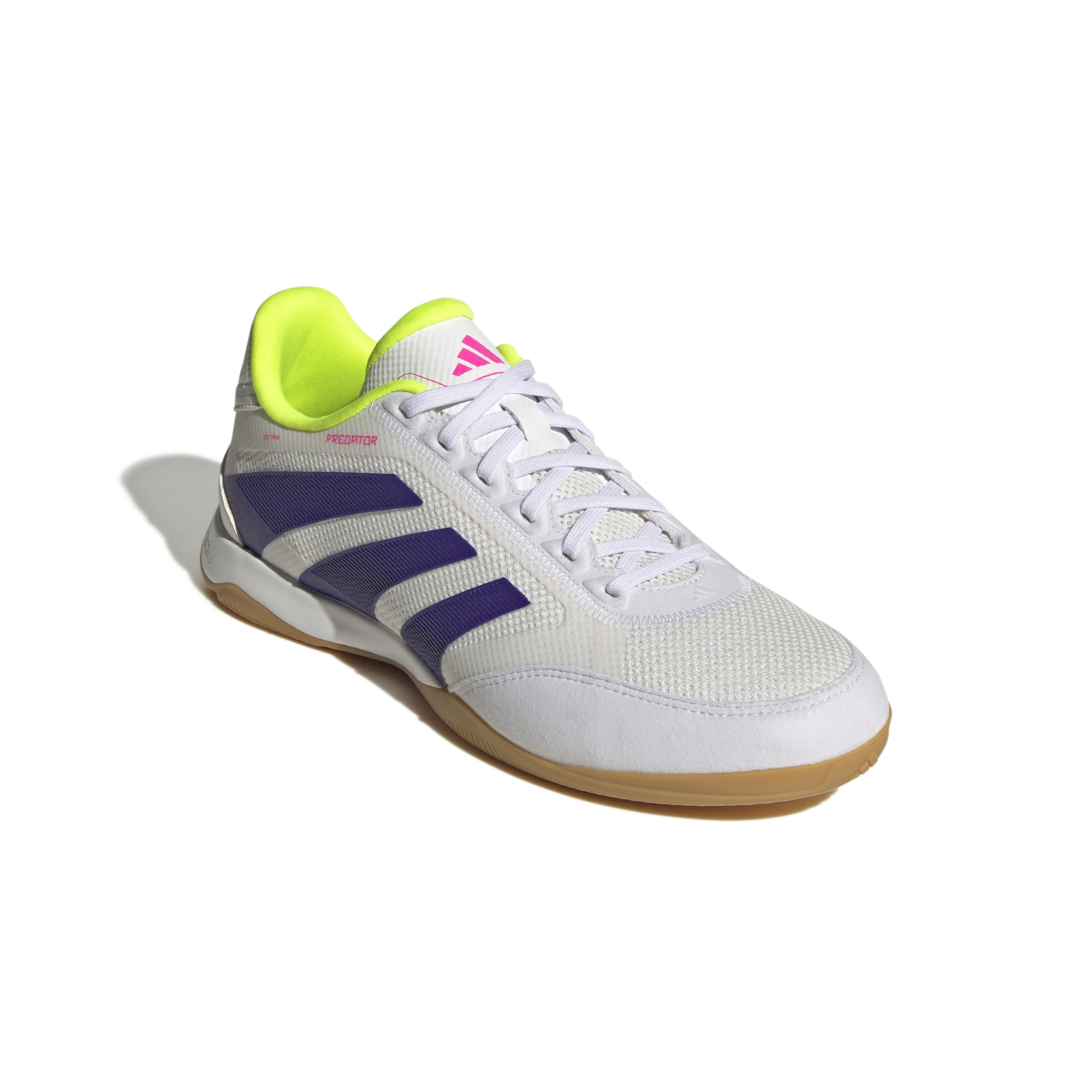 Botas de fútbol sala adidas Predator League en color blanco y morado