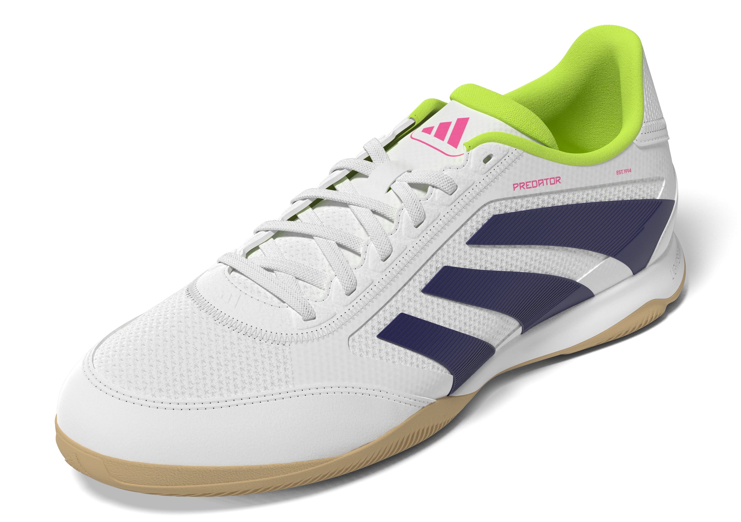 Botas de fútbol sala adidas Predator League en color blanco y morado