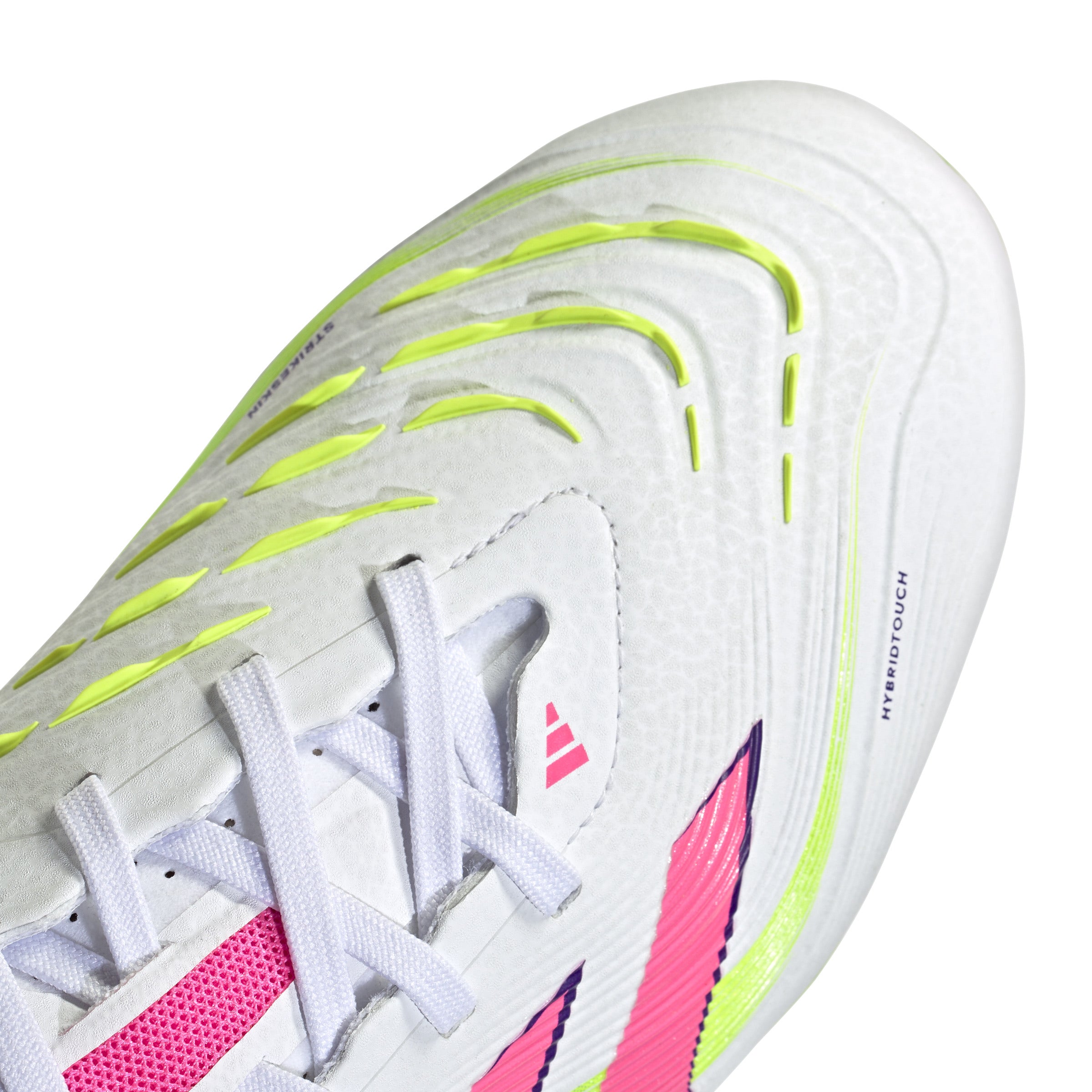Botas de fútbol para terreno firme adidas Predator Pro, color blanco