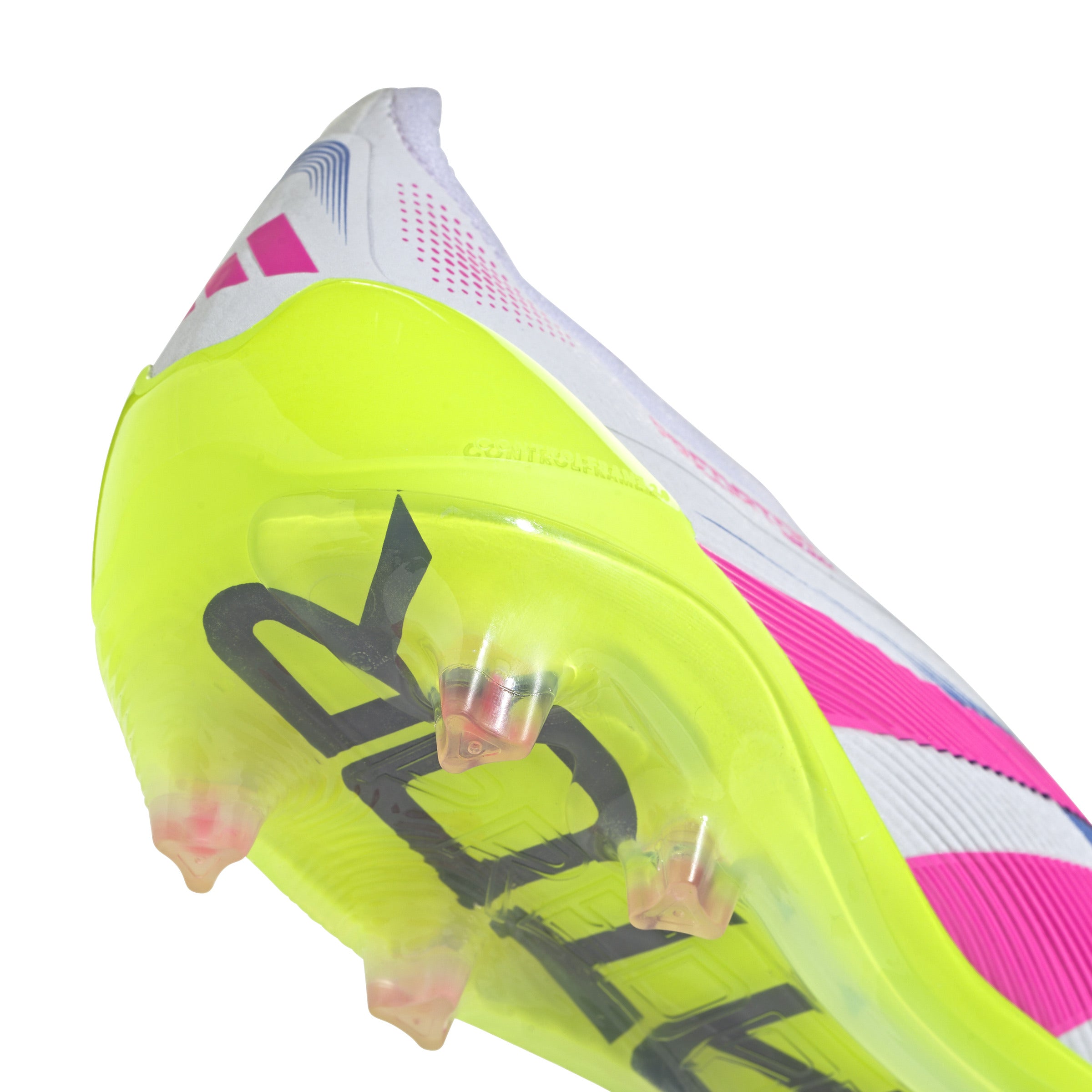 Botas de fútbol adidas Predator Elite sin cordones para terreno firme, color blanco