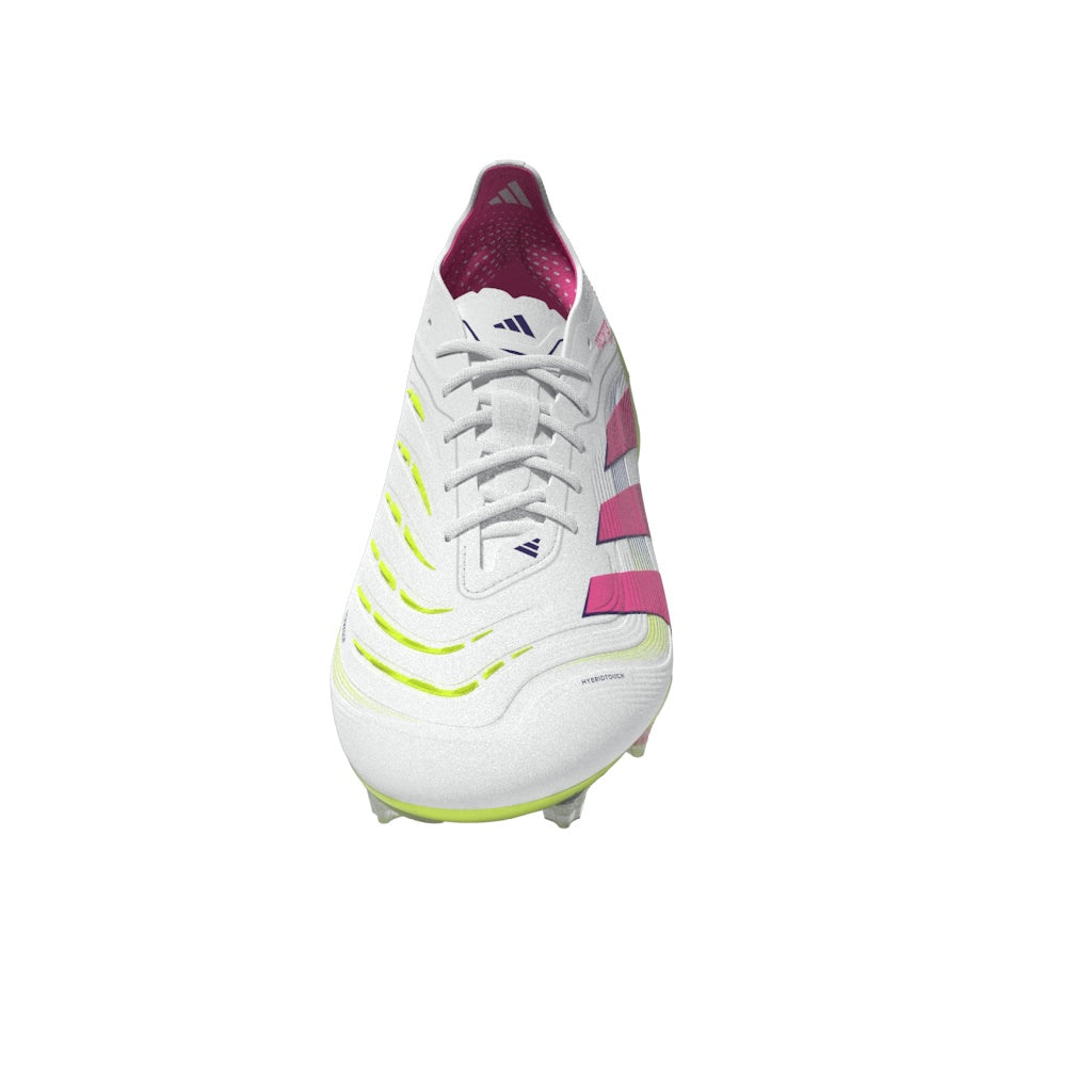 Botas de fútbol para terreno firme adidas Predator Elite FG color blanco