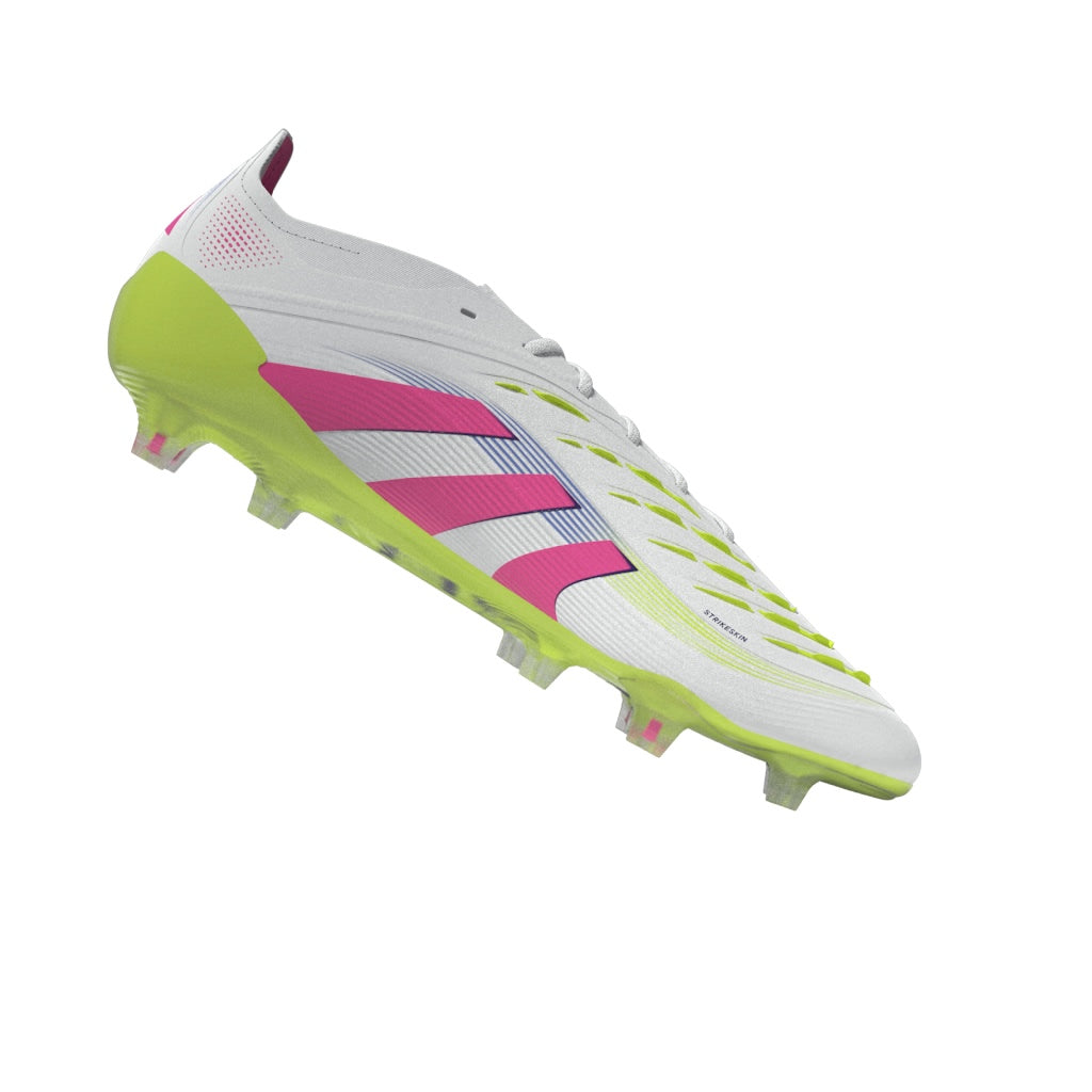 Botas de fútbol para terreno firme adidas Predator Elite FG color blanco