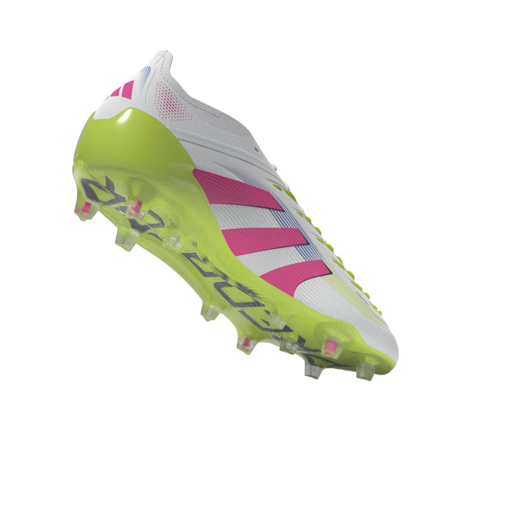 Botas de fútbol para terreno firme adidas Predator Elite FG color blanco