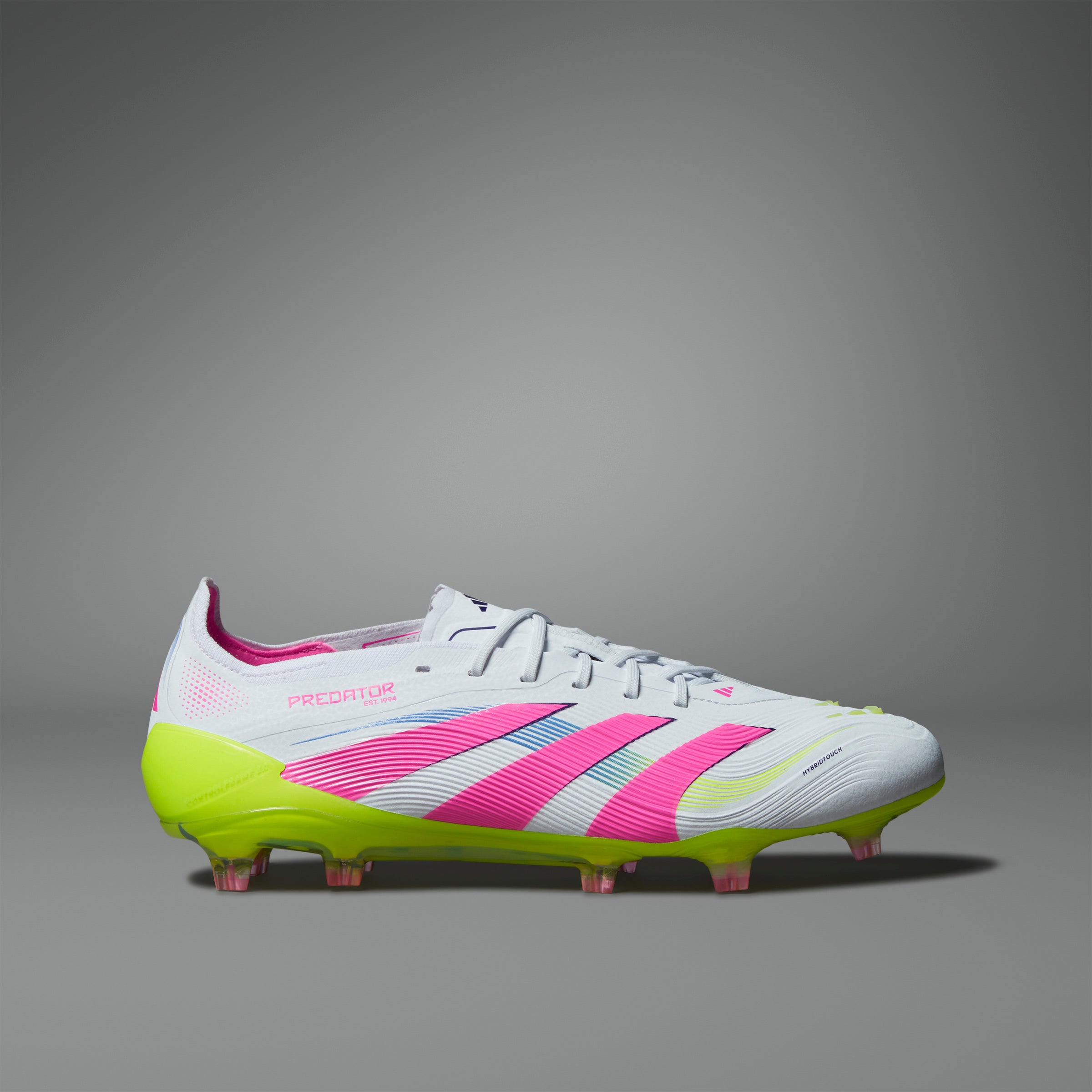 Botas de fútbol para terreno firme adidas Predator Elite FG color blanco