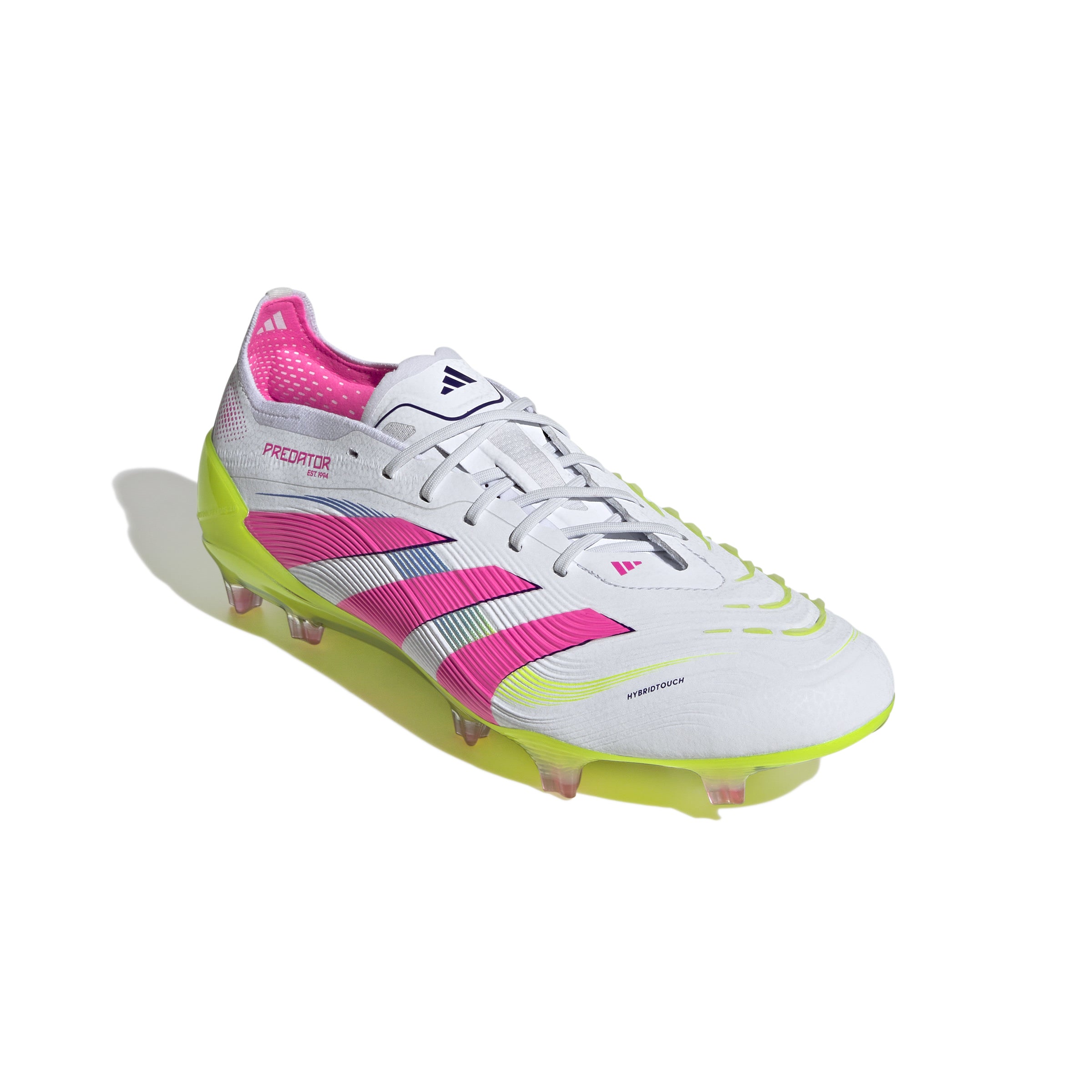 Botas de fútbol para terreno firme adidas Predator Elite FG color blanco