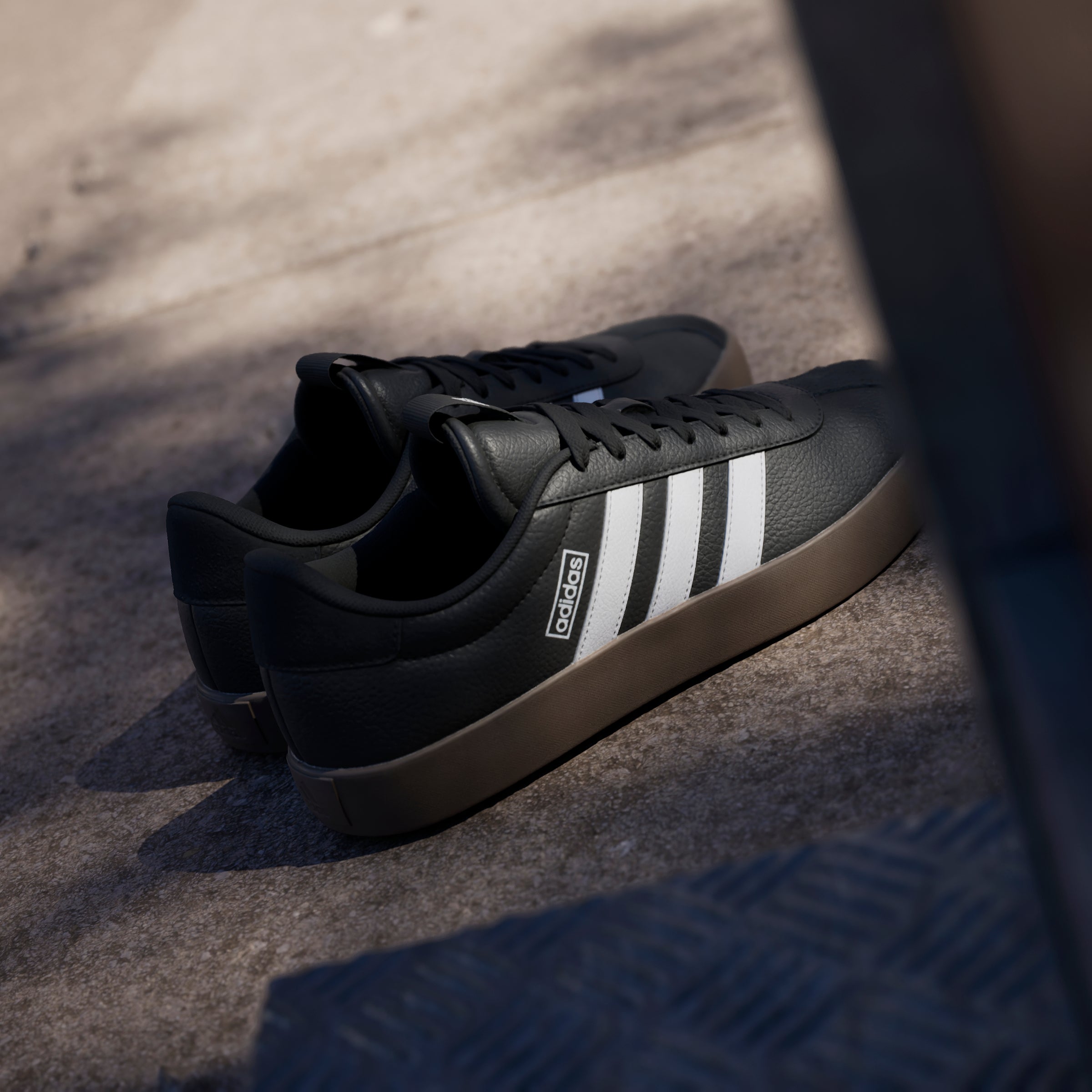 adidas VL Court 3.0 Shoes Core Black/White/Gum5