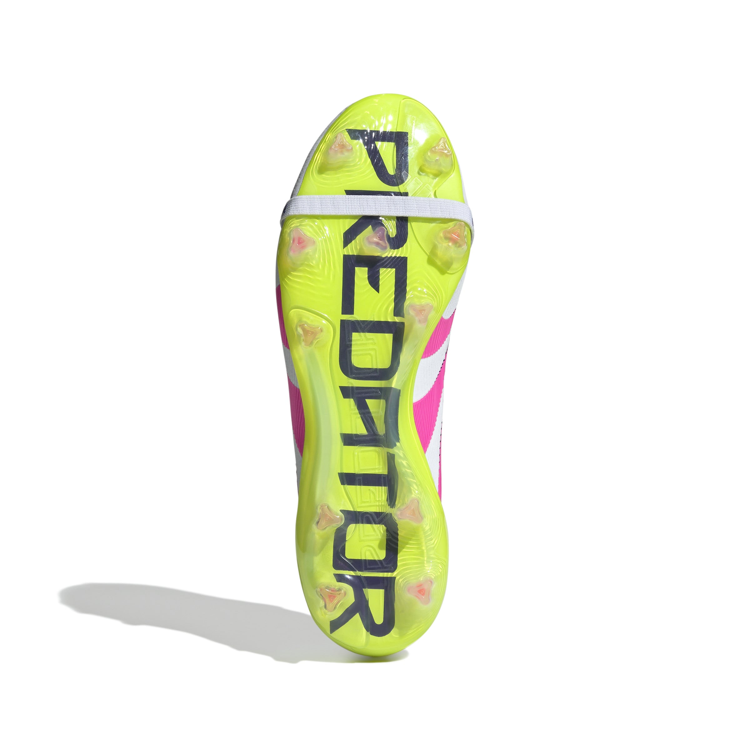 Botas de fútbol adidas Predator Elite Fold-Over Tongue FG para terreno firme, color blanco