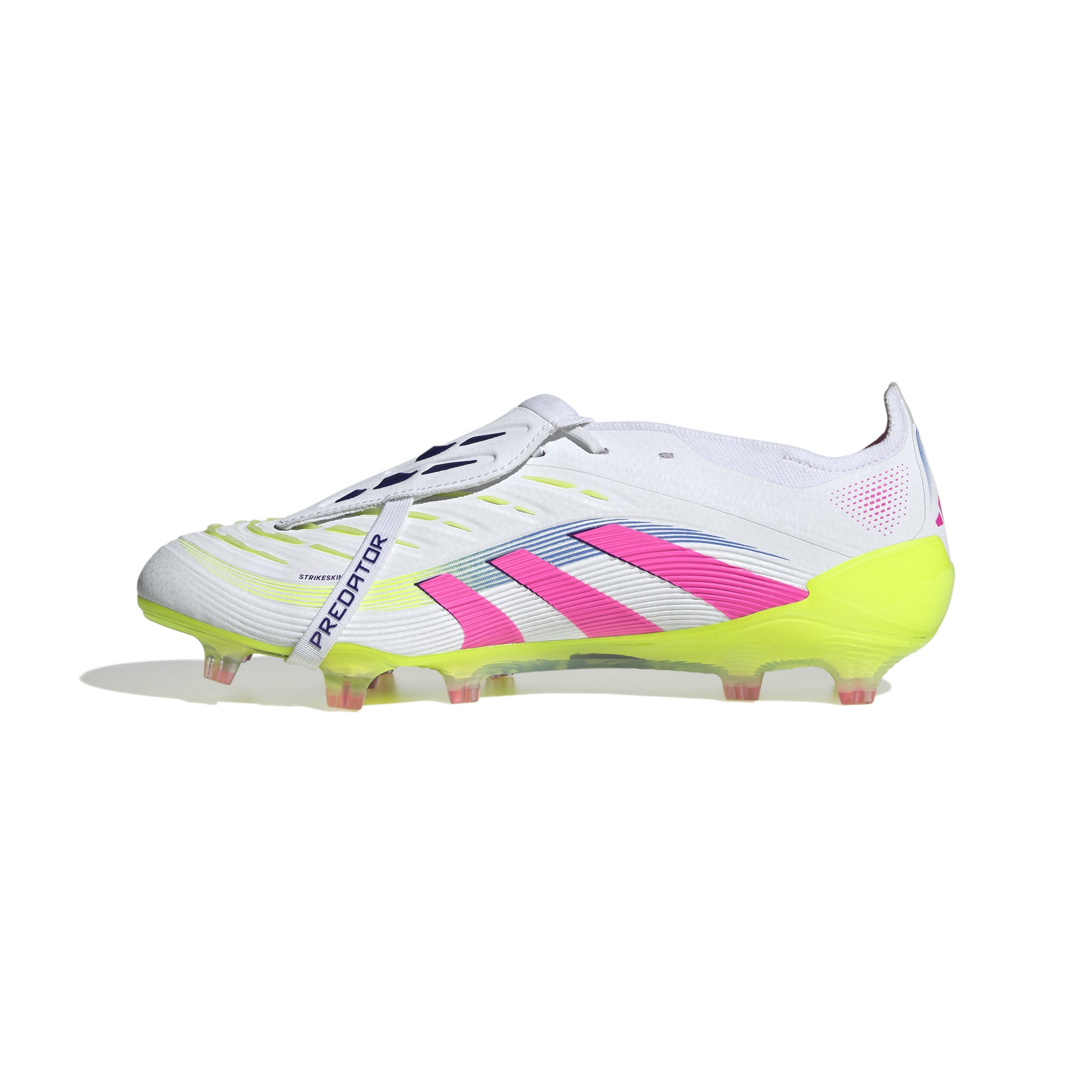 Botas de fútbol adidas Predator Elite Fold-Over Tongue FG para terreno firme, color blanco