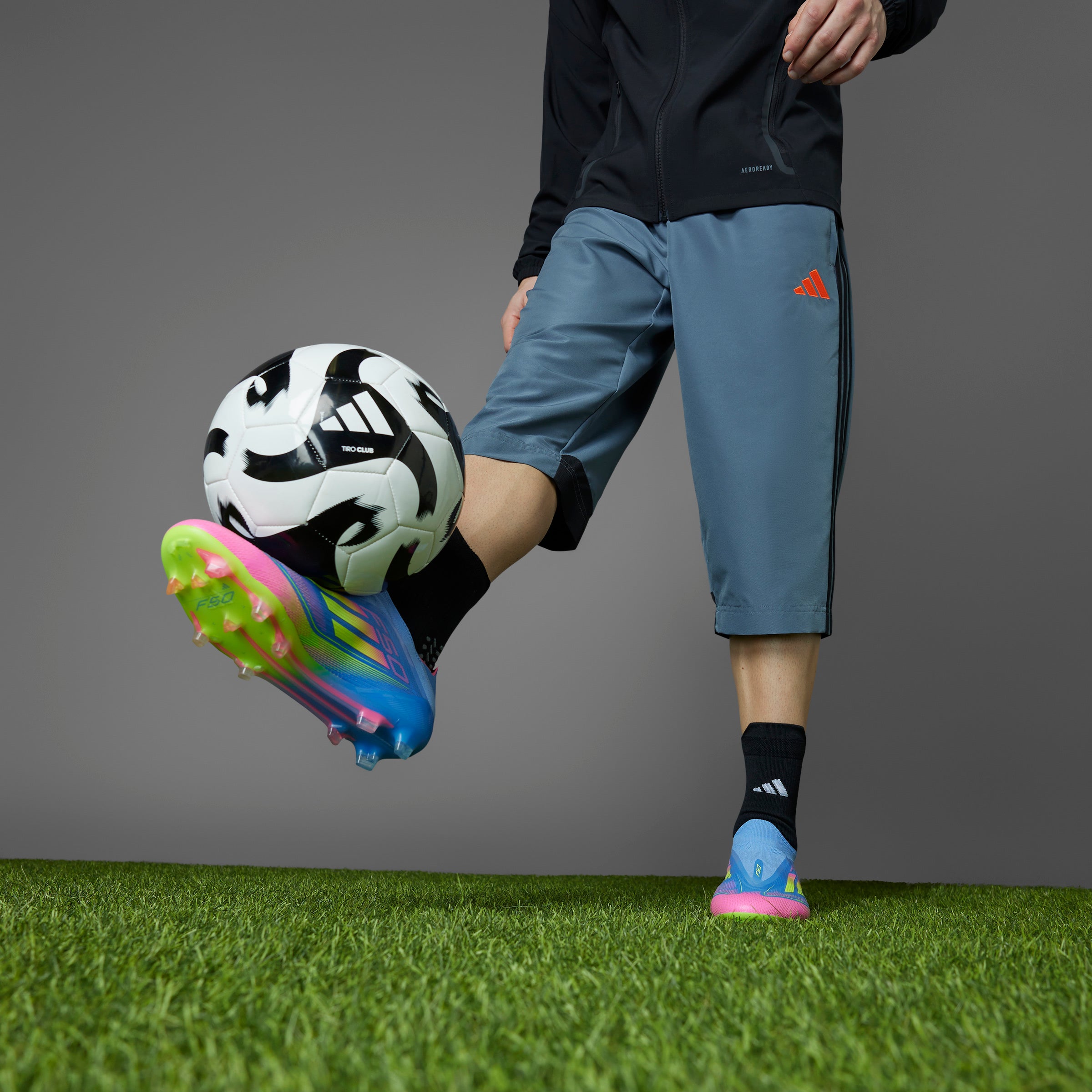 adidas F50 Elite Laceless Firm Ground Boots Blue