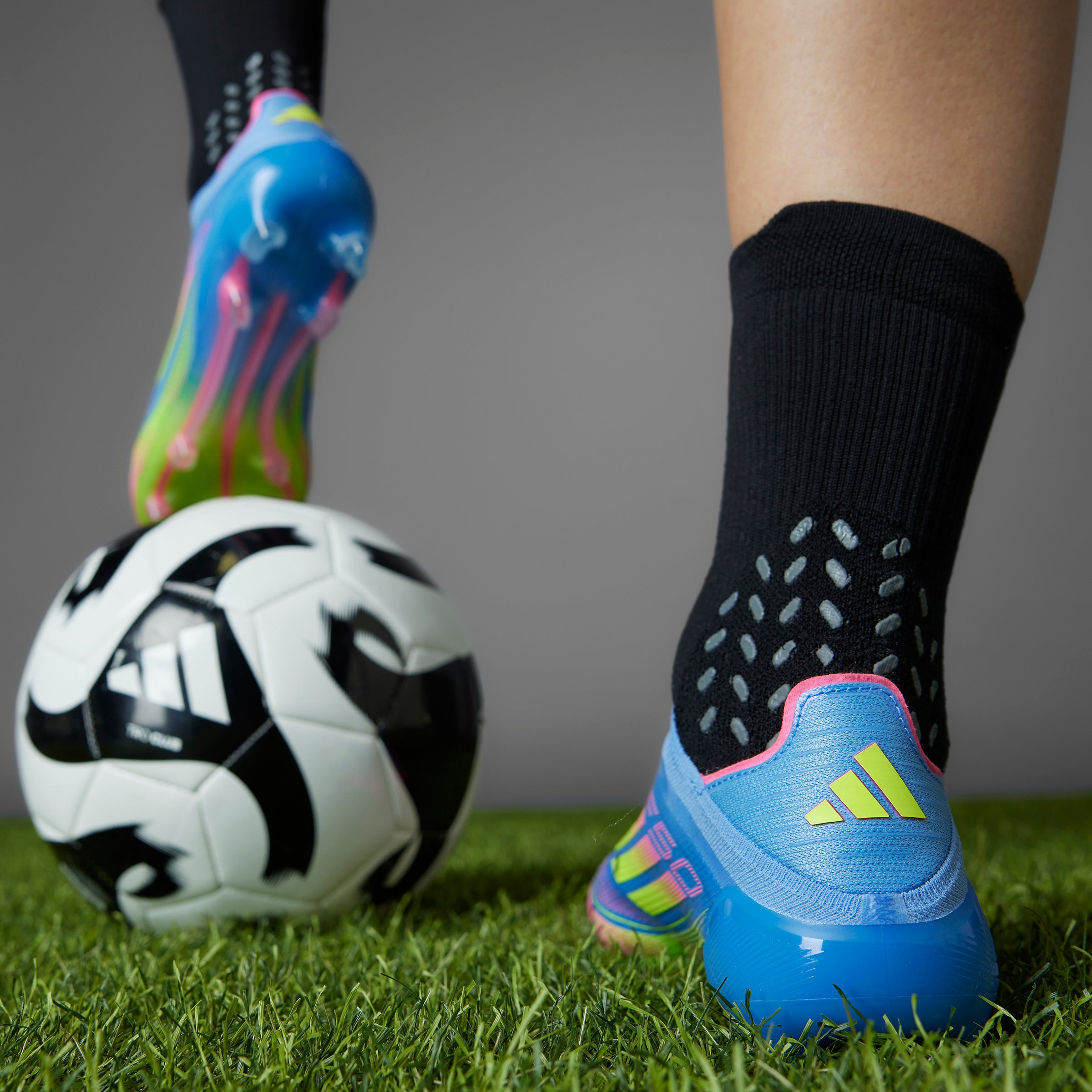 adidas F50 Elite Laceless Firm Ground Boots Blue