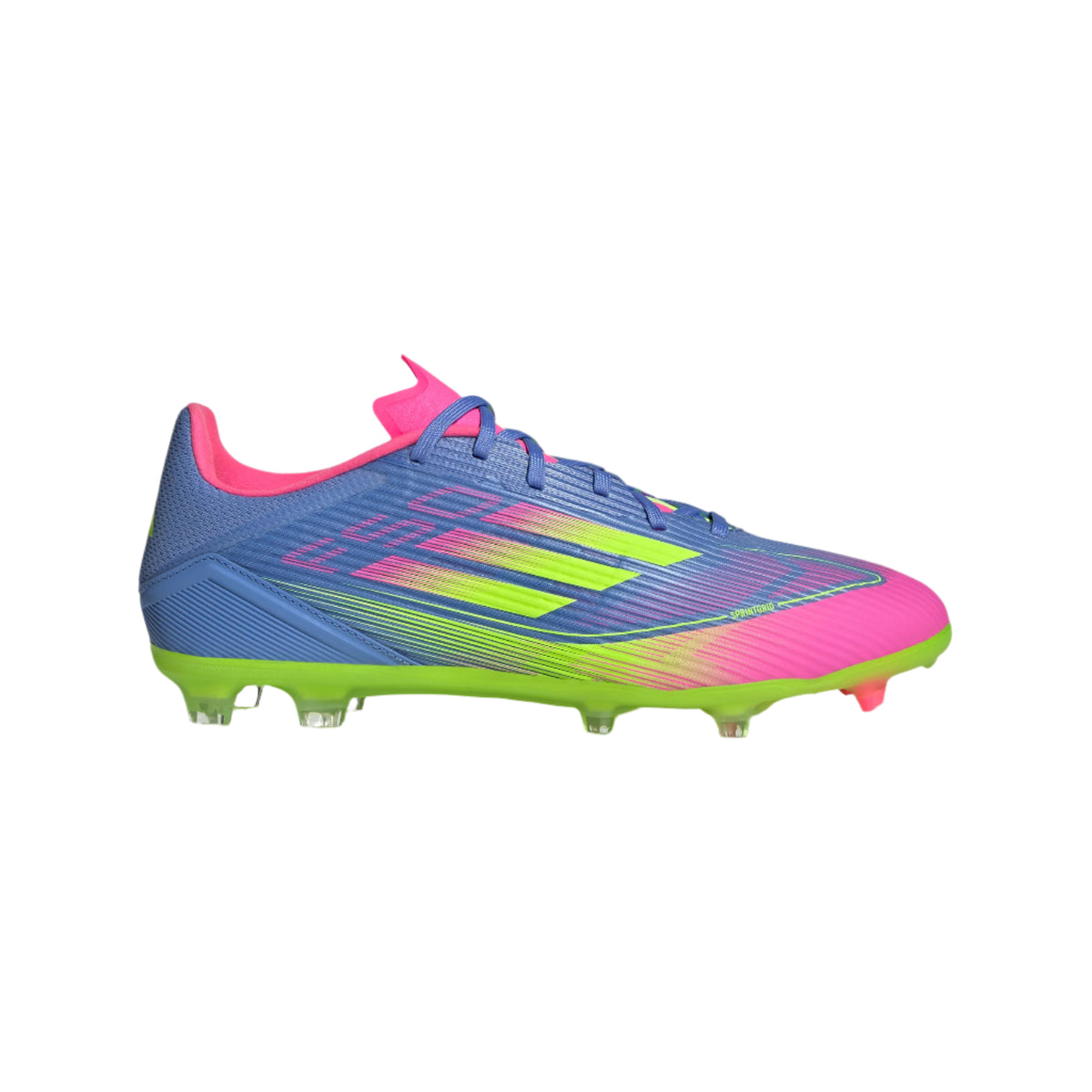 adidas F50 League Firm/Multi-Ground Boots Blue Fusion/Lucid Lemon/Lucid Pink