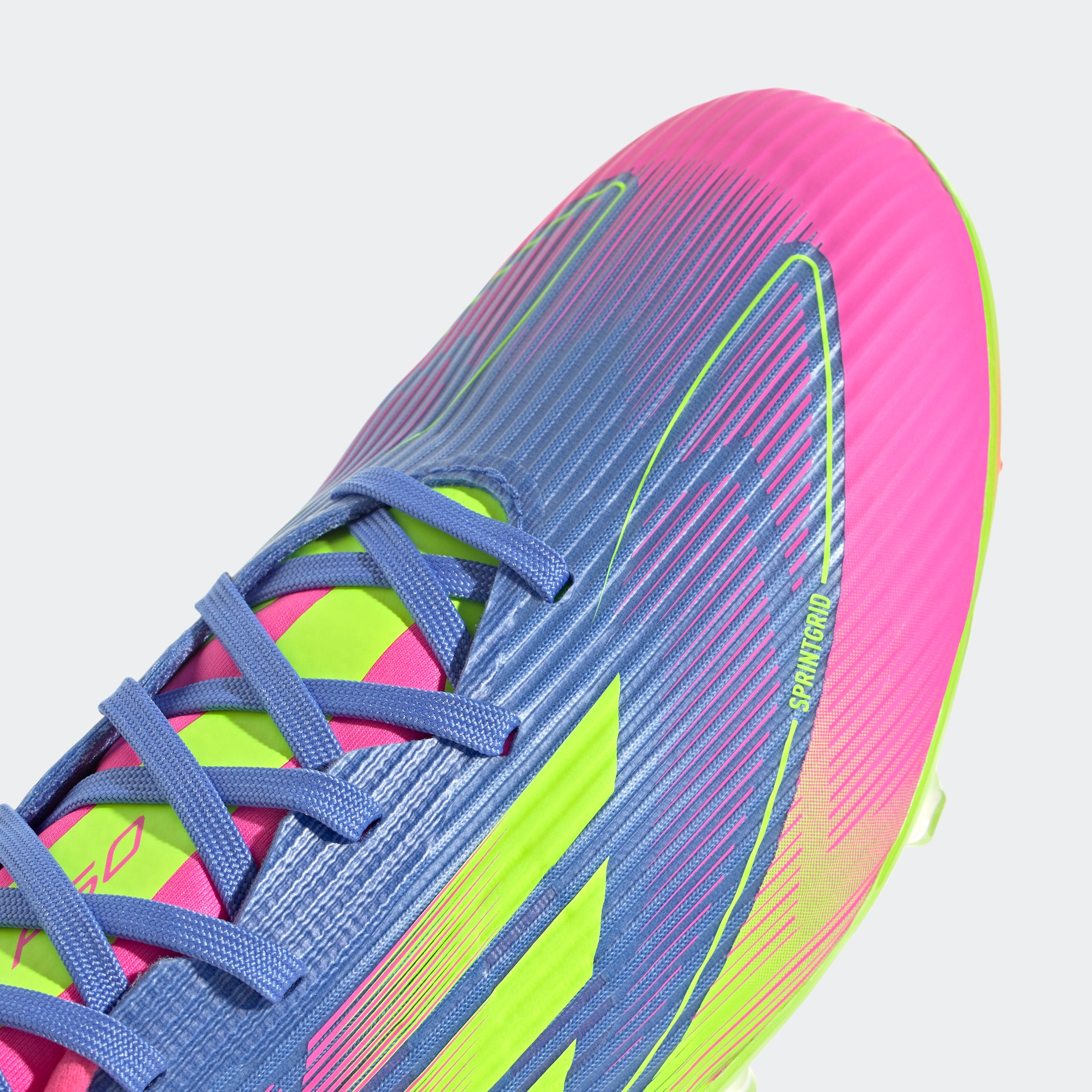 adidas F50 League Firm/Multi-Ground Boots Blue Fusion/Lucid Lemon/Lucid Pink