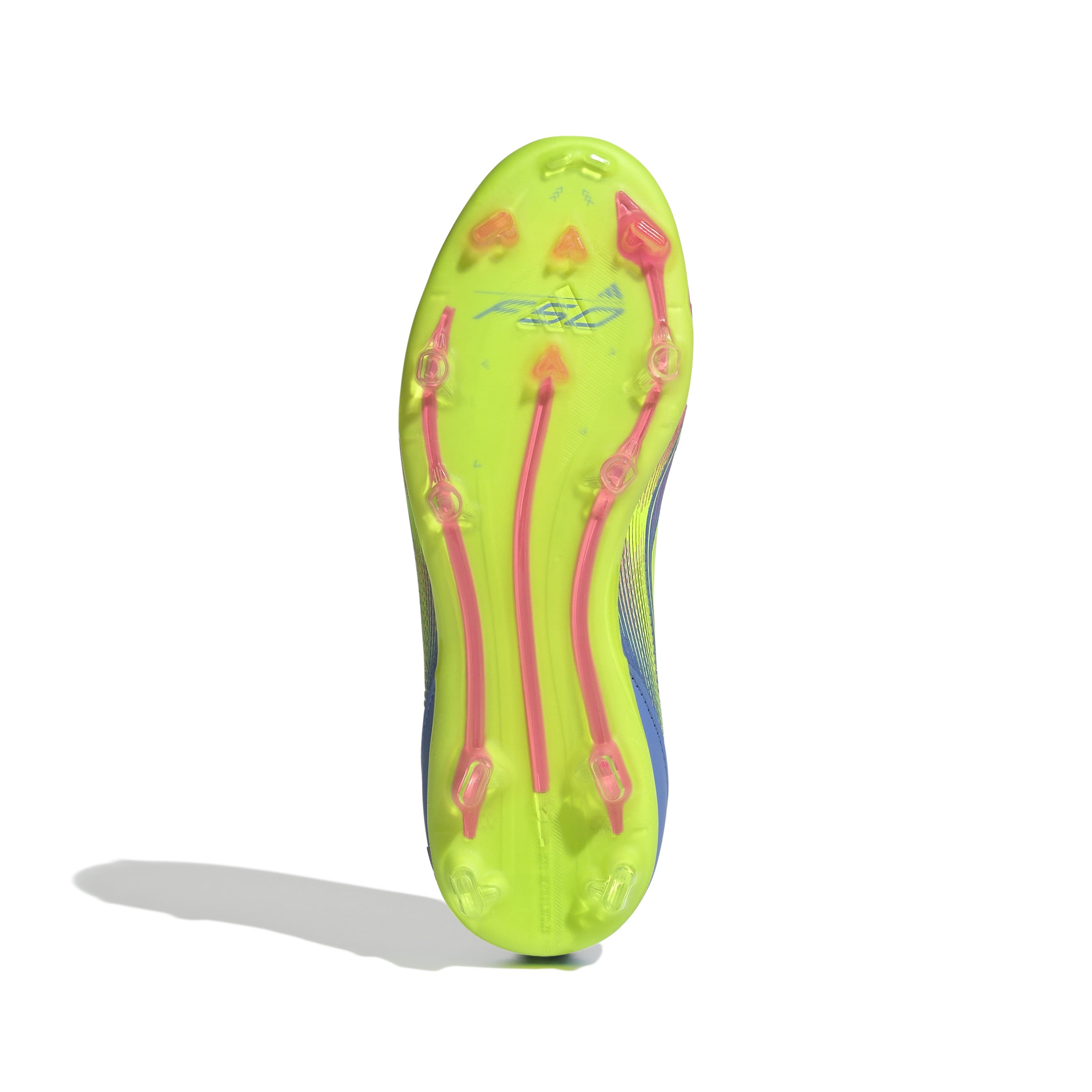 adidas F50 Elite Laceless Firm Ground Boots Junior Blue/Lemon